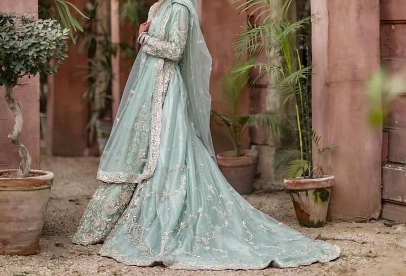 Bridal Maxi / walima dress / wedding / Party / Dress / designer mexi / 1