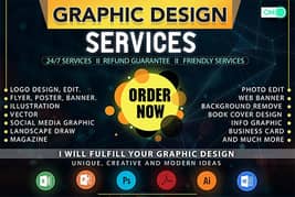 Logo Design, Web development, Graphics design, Social media Marketing