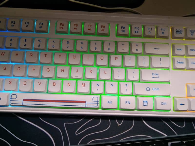 White Full Membrane Keyboard 100% Keyboard 100%. Accurate Selller 1