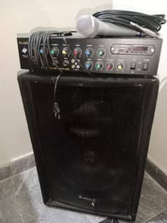 Loud speaker,amplifier and mike for sale all in one price