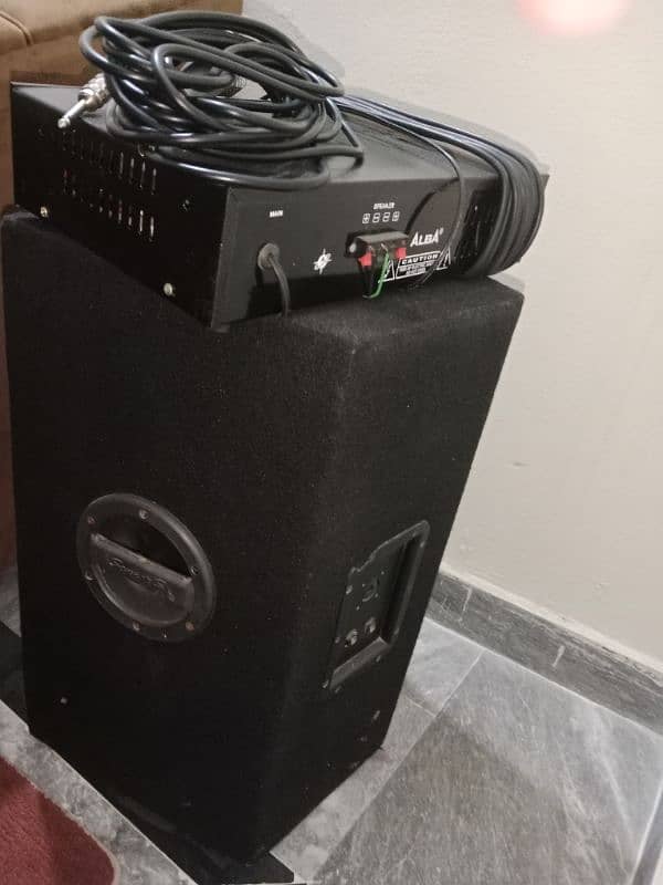 Loud speaker,amplifier and mike for sale all in one price 3