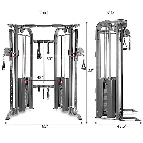 Functional Trainer|Four Station|Leg Extention|Yoga Matt|Gym Accesorie 13