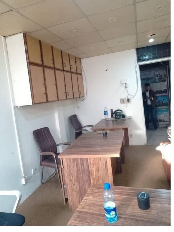 Fully Furnished Area 230 Square Feet Office Available For Rent Real Pictures in Main Boulevard Road Gulberg 3 Lahore 3