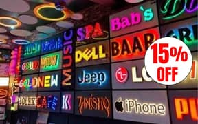 LED sign board / sign board / 3d sign boards / neon sign board /acryli