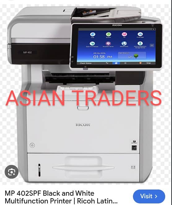 Ricoh Mp 402SPF All in one MFP Printer + Scanner + Photocopier. 4