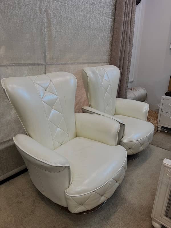 swivel chairs 3 sets urgent sale 6