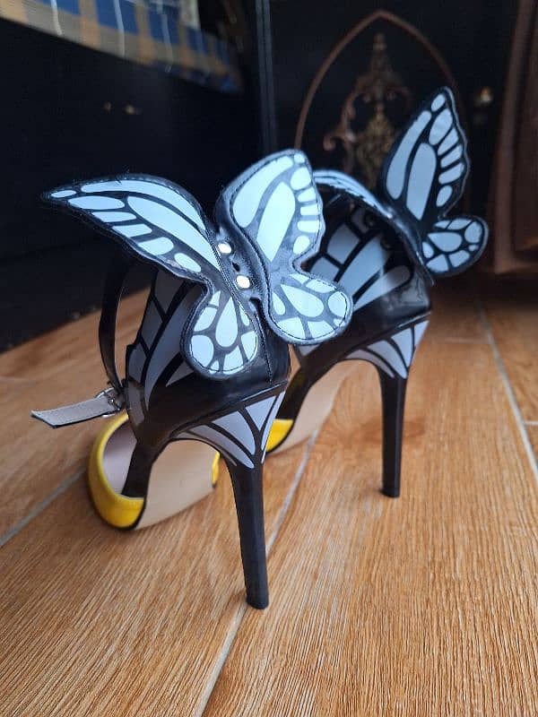 Butterfly Yellow Heels 2