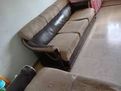 5 seater old sofa