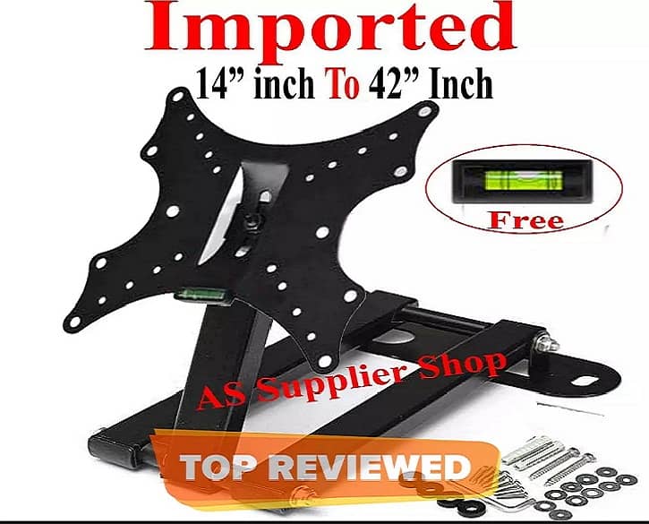 TV wall mount bracket imported adjustable for LCD LED TV delivery avai 0