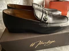 Logo Nappa leather luxury comofortable Shoes size 43 formal loafers