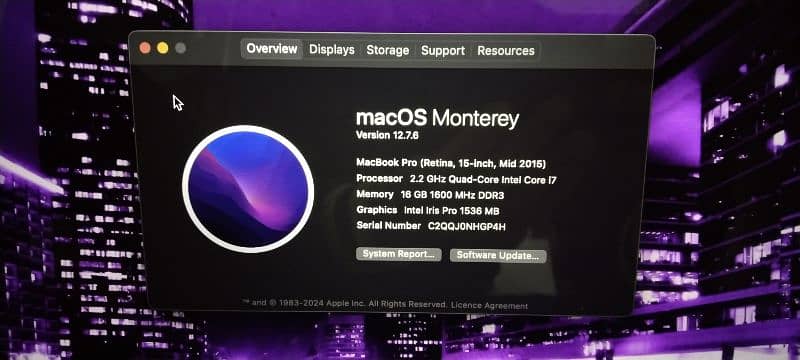 MAC book pro 2015 mid 4