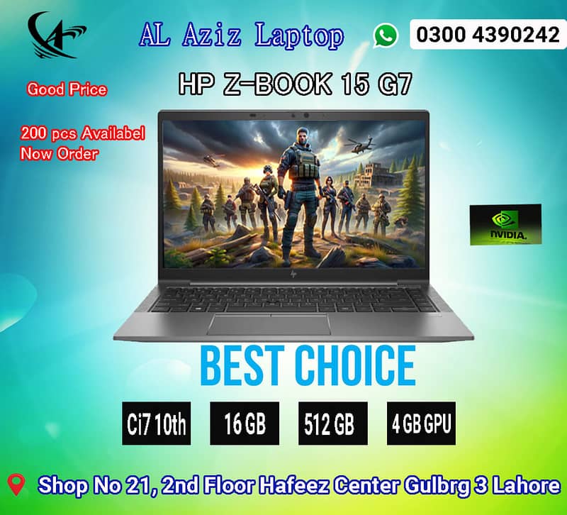 HP Z - BOOK 15 G7 4 GB CARD 0