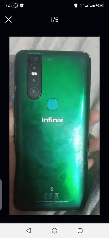 Infinix s5 pro 64gb storage 32mp front popup selfie camera urgent sell 1