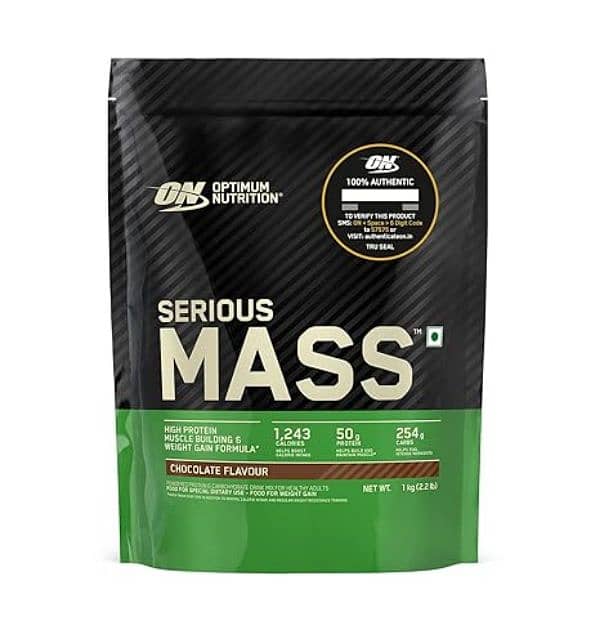 Serious Mass Gainer 1kg Protien powder 0