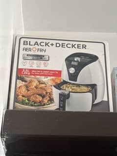 black + decker air fryer 3.5 litre aero fry