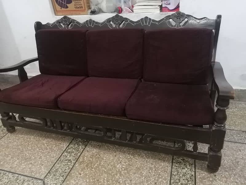 wooden sofa set 1