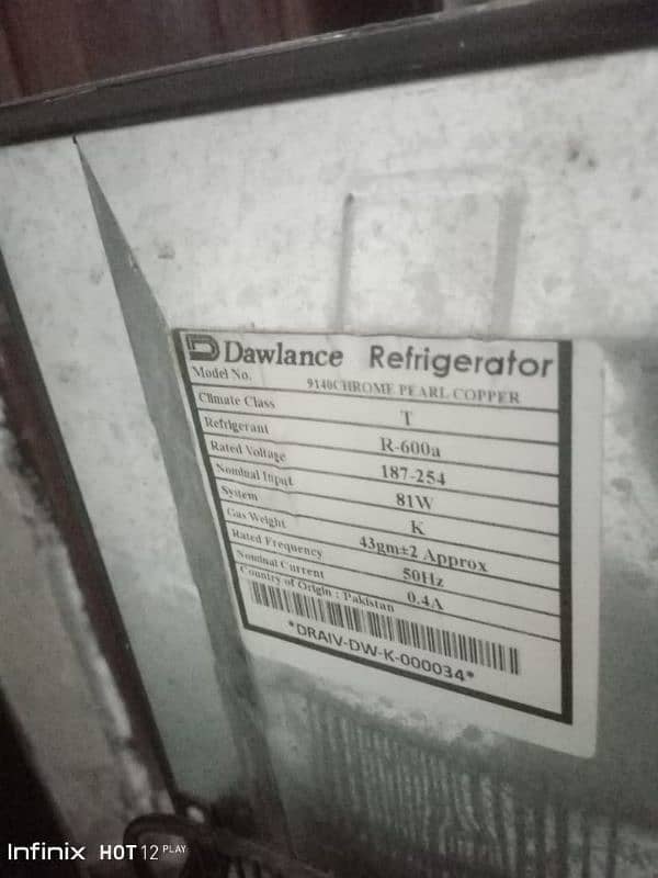 Dawlance refrigerator 2