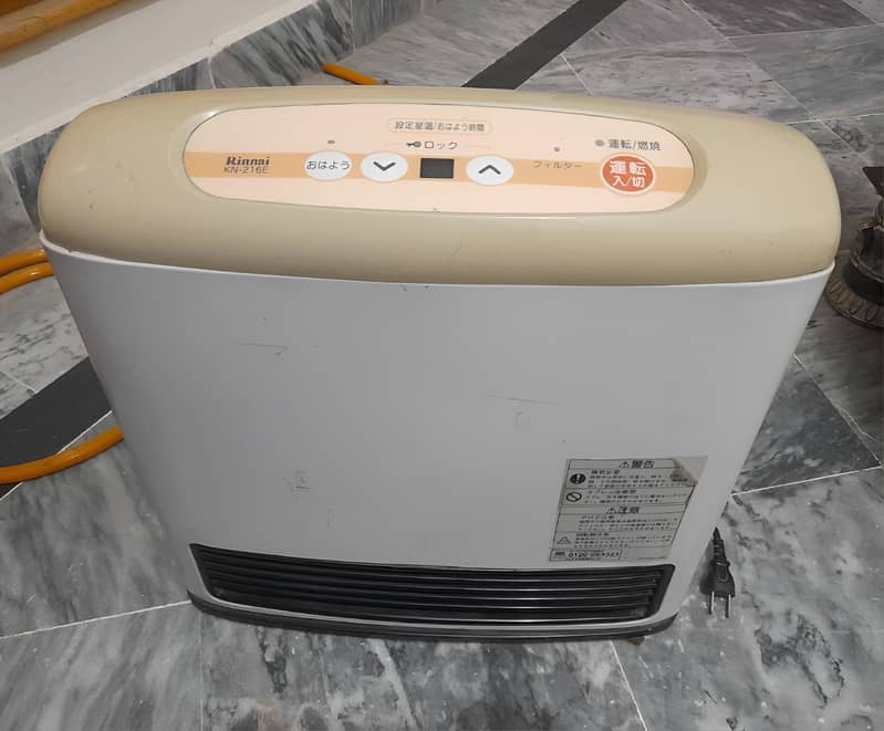 2 Japanese gas/electric blower heater 2.4KWH best for big hall 2