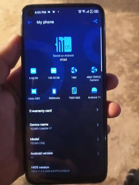 Tecno camon 17 4