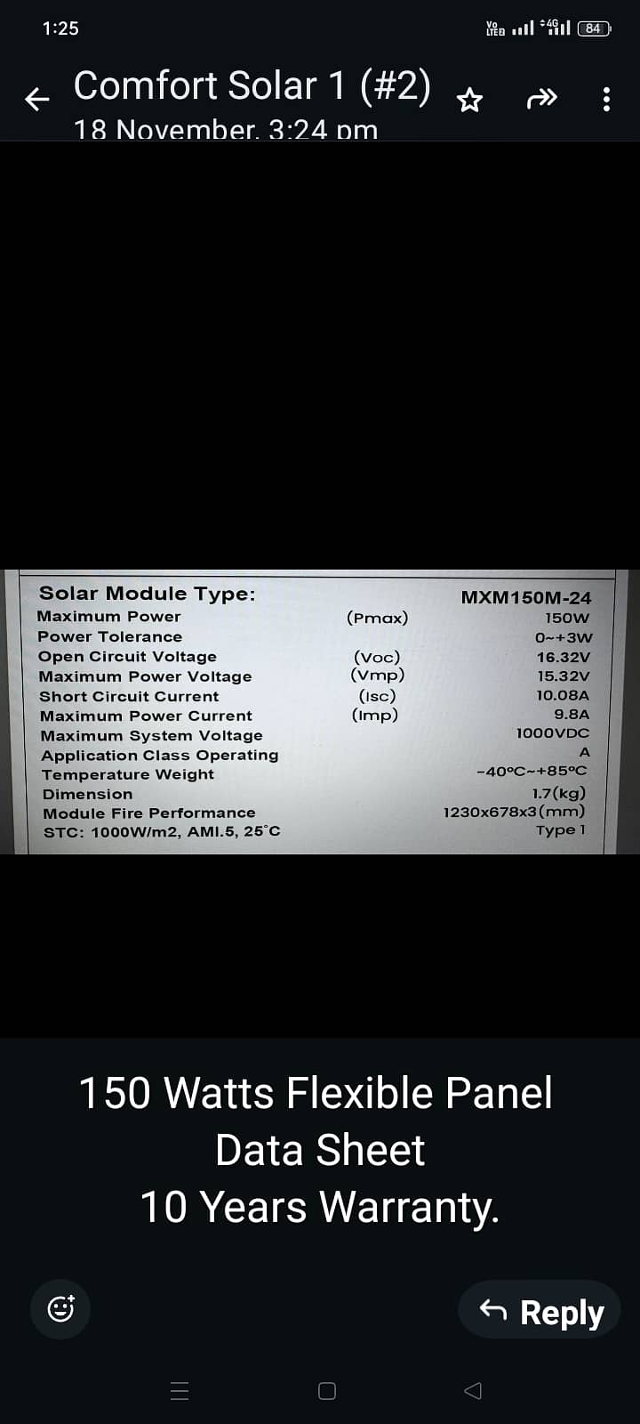 Flexible solar panel 1