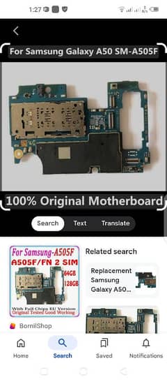 Samsung A50 board