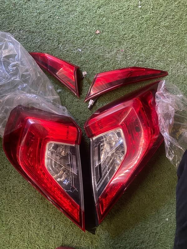 Honda Civic X Original Headlights and Back lights 5