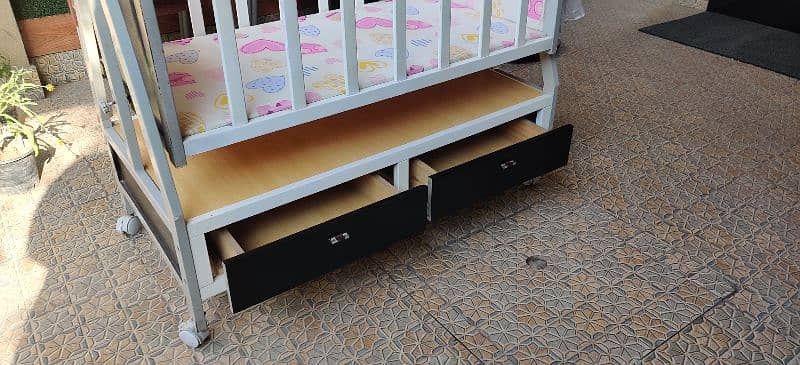 Baby Planet Wooden Baby Cot 3 in 1 For Sale! 5