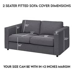 5 seater plain sofa covers