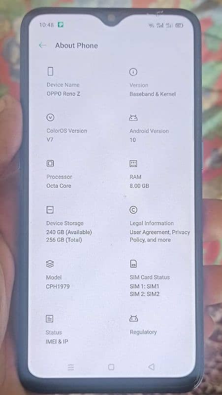 Urgent Sale Oppo Reno Z 8/256 6