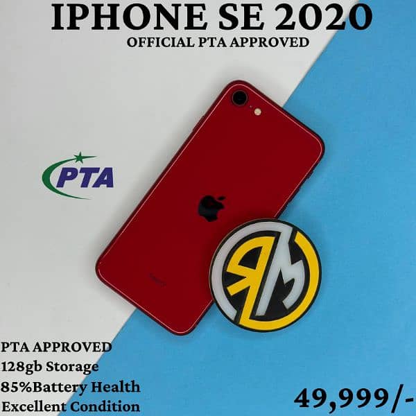 IPhone Se 2020 128gb PTA Approved 0