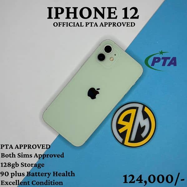 IPhone 12 128gb FU PTA Approved 0