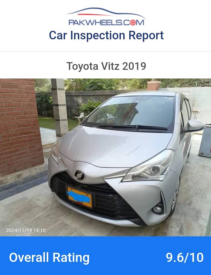 Toyota Vitz 2019 1.0F Safety Edition 3 0