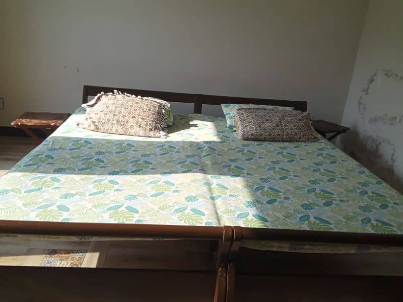 two single beds with mattress 2