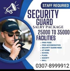 Security guard staff require morning + night shift supervisor required