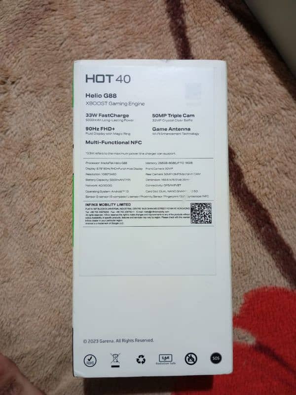 Infinix hot 40 3