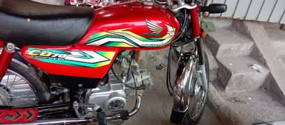 Honda CD 70 Punjab number 22/23 model totally genuine