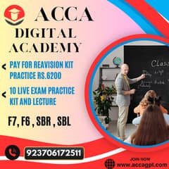 ACCA Online live tuition on Zoom and youtube Kaplan books, kit & pass