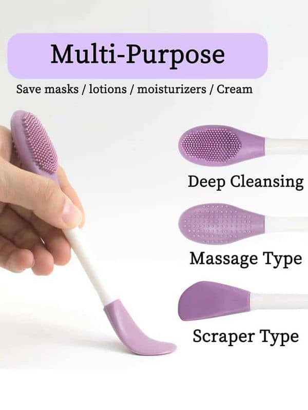 facial scrub brush silicone 1