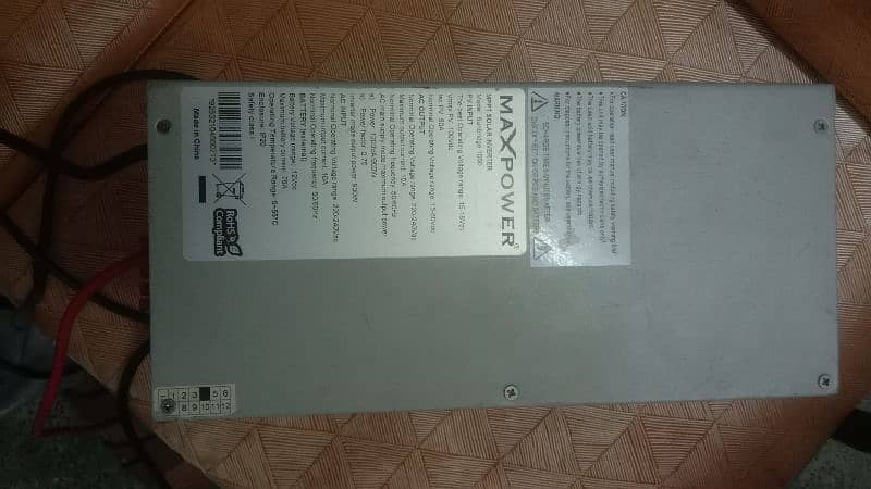 Max power 12v  solar inverter model sunbridge 1000 1