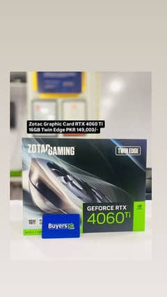 ZOTAC GAMING RTX 4060TI 16GB TWIN EDGE