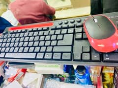 wireless keyboard and mouse pair