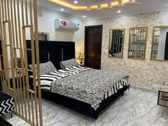 1-Bed Fully Furnished Flat For Rent Hot Location Near Surahi Chowk Sector D Bahria Town Lahore