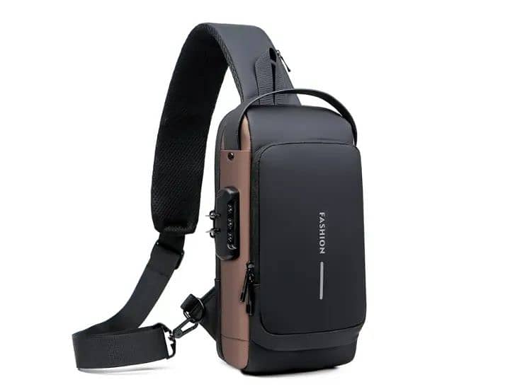 Chest Bag Multifunction Crossbody Waterproof Bag with USB Port 11