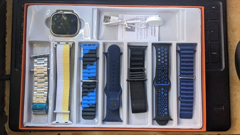 Ultra Smart Watch With 7 Straps 0