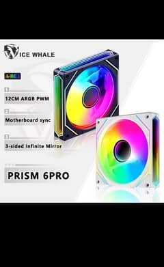 Ice whale ARGB infinity fans reverse