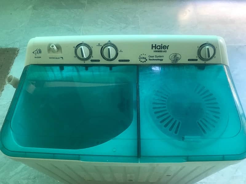 Haier washing machine  double FORSALE washer and dryer -8kg + wgt cary 6