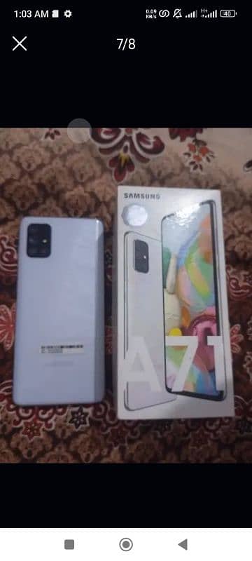 samsung A71 8 128 super Amoled Display sealed set finger ok 3