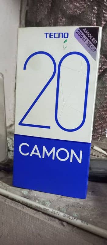 tecno camon 20 8 + 8 256 GB memory all accessory 7