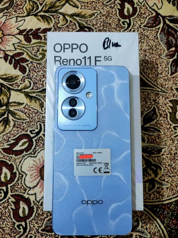 Oppo Reno 11 F 5G 16/256 GB 10 out of 10 Conditions 4 Month Used 0