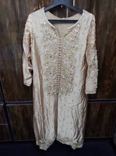 long shirt with Sharara and dupatta